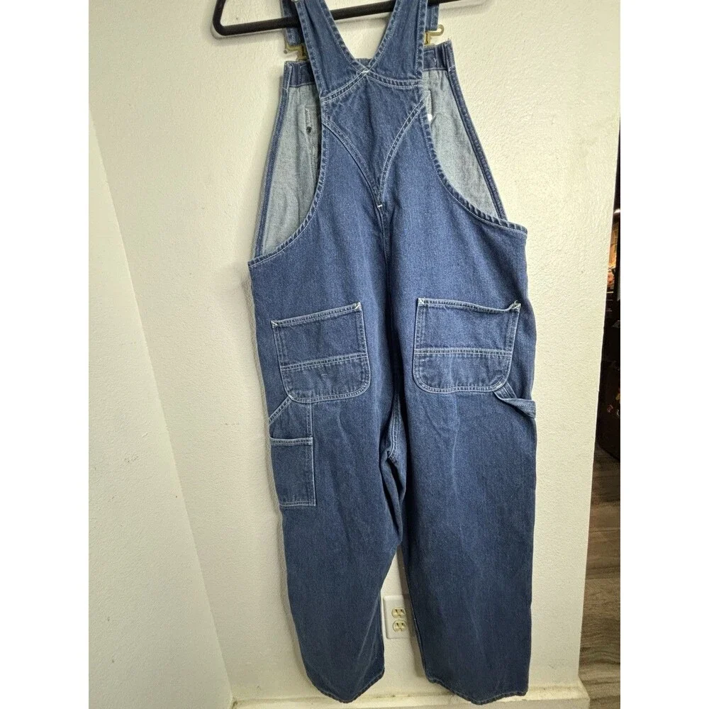 Carhartt Loose-Fit Denim Bib Overalls Men’s  38x28